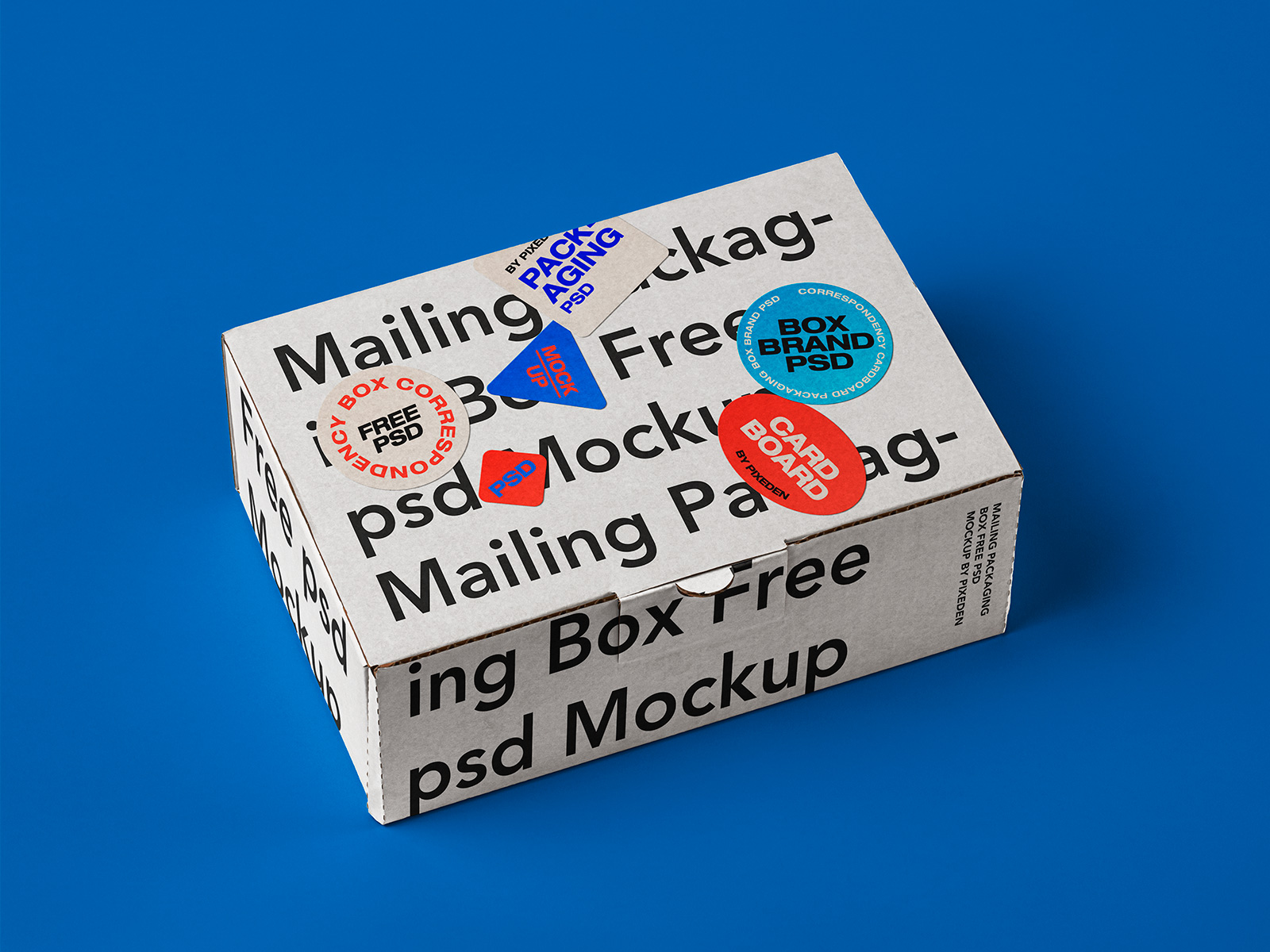 Mailing Packaging Cardboard Box Free Mockup | The Free Mockup