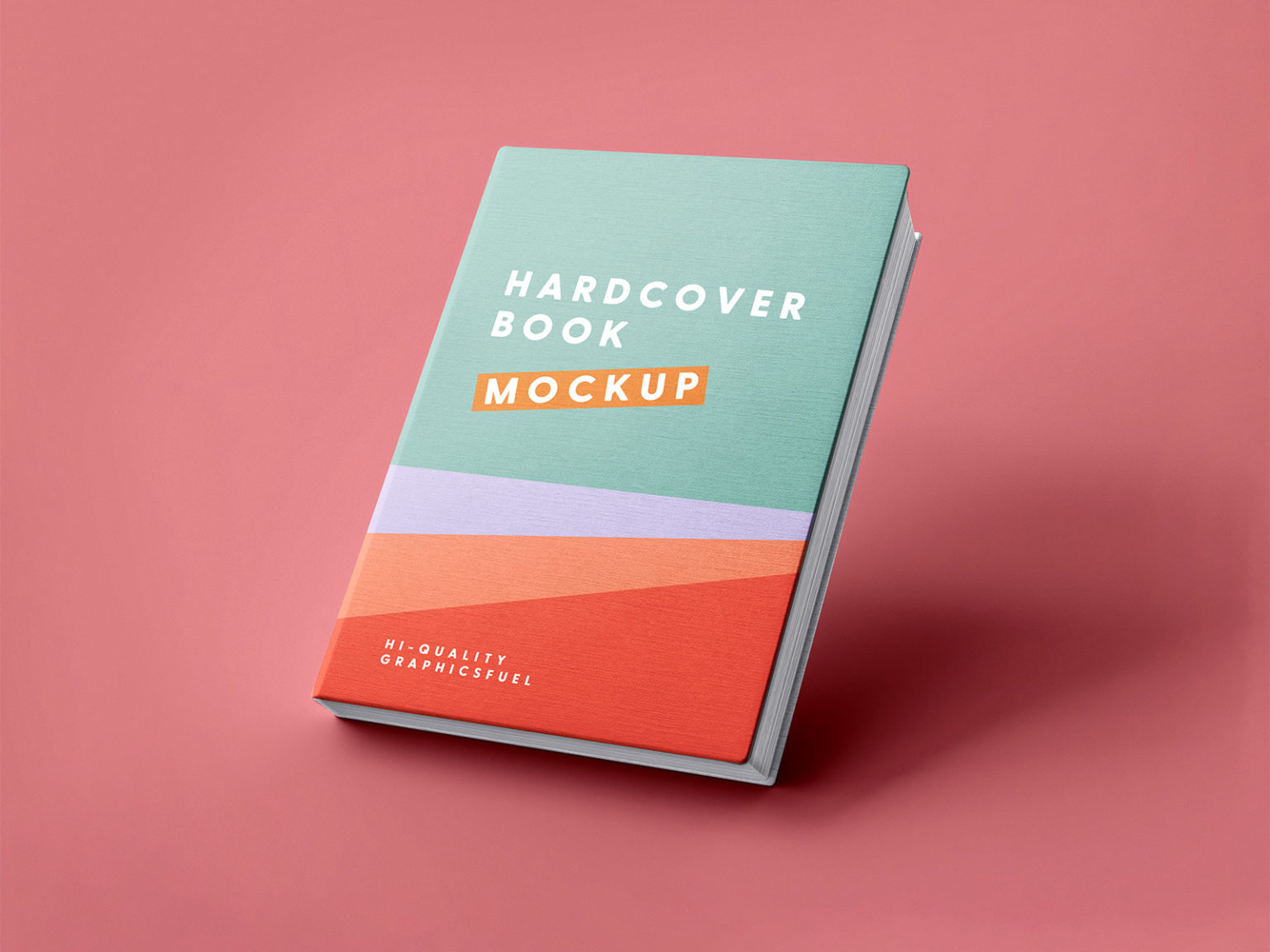 Free Hardcover Book Mockup | The Free Mockup