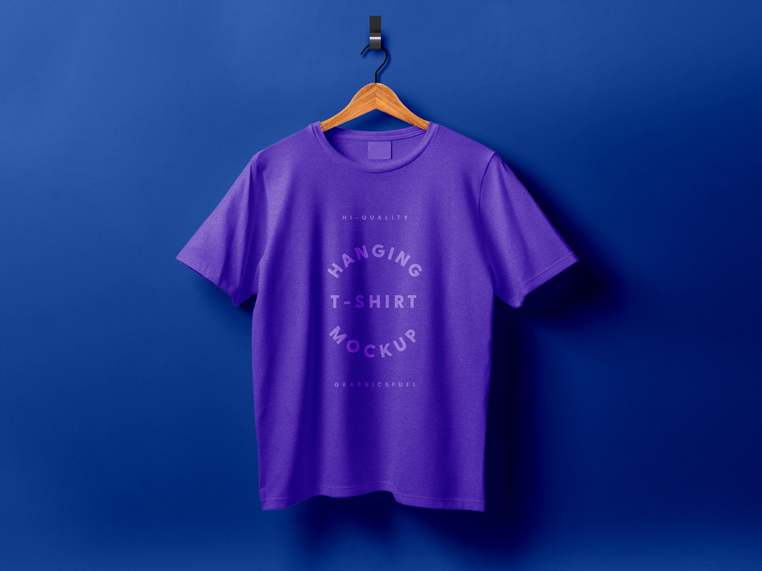 Hanging T-Shirt Clothing Free Mockup | The Free Mockup