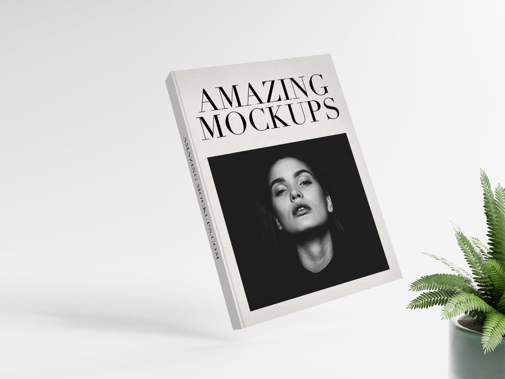 Free Hardcover Book Mockup