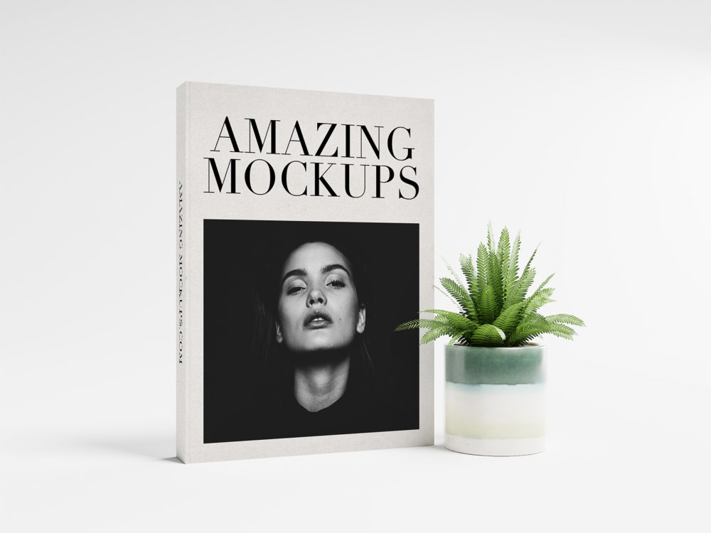 Free Hardcover Book Mockup