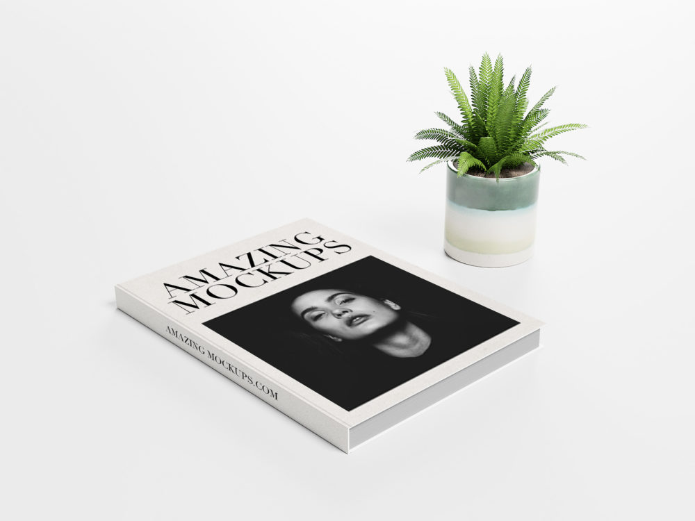 Free Hardcover Book Mockup