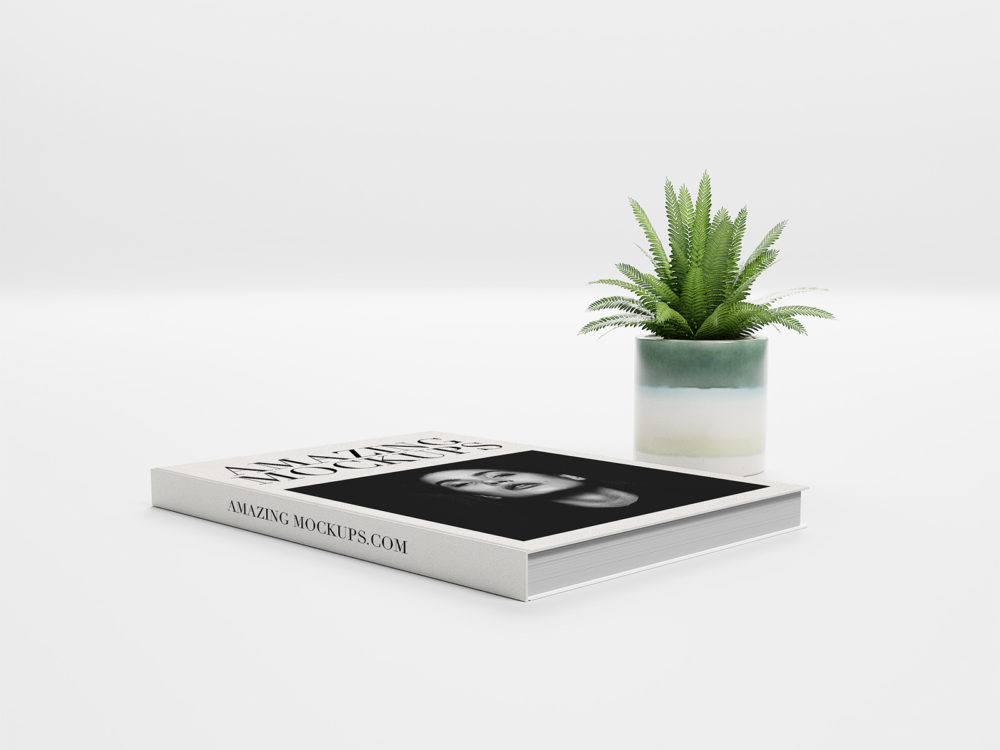 Free Hardcover Book Mockup