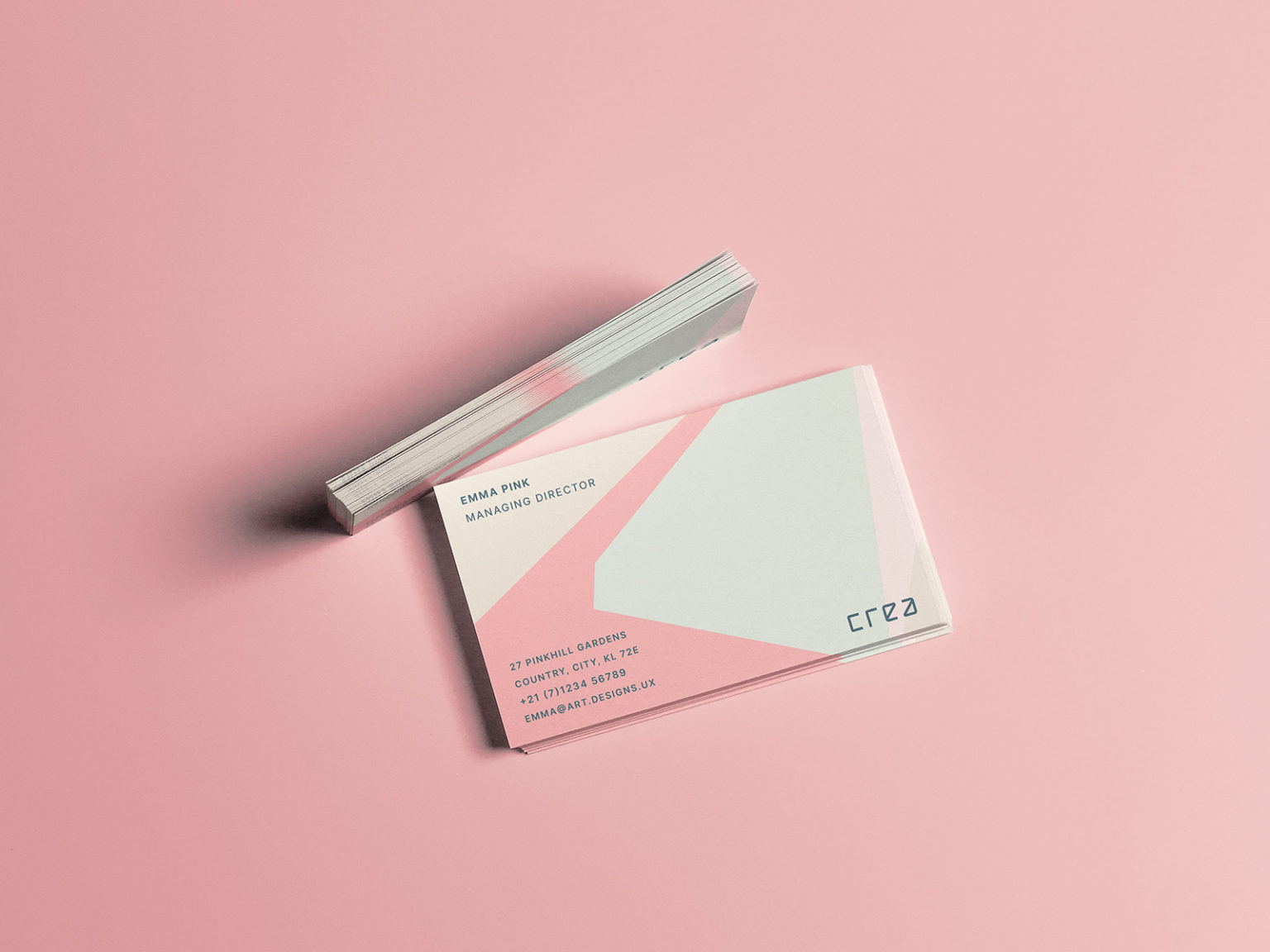 Business Card Edge Free Mockup | The Free Mockup