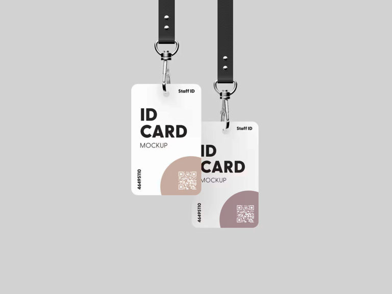 Free ID Card Stationery Mockup | The Free Mockup