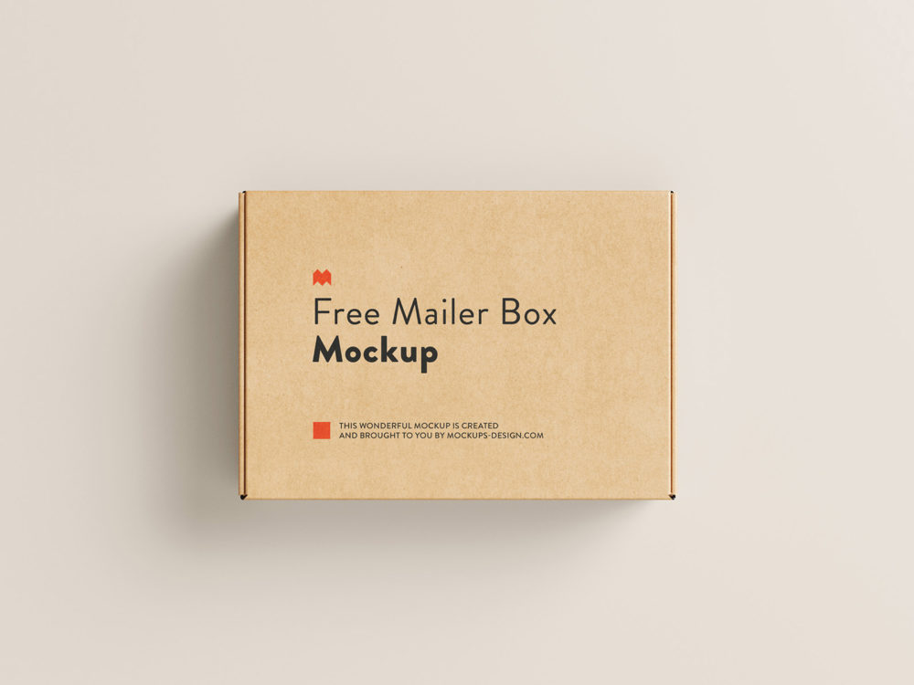 Free Mailer Box Mockup