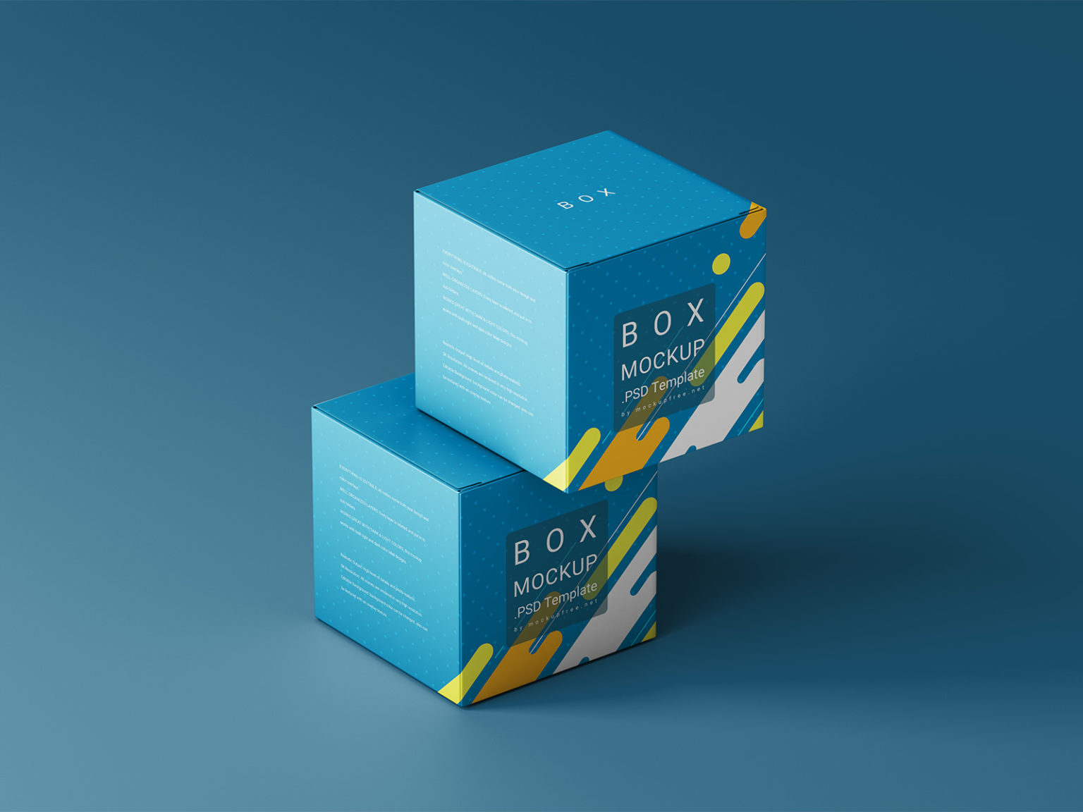 Square Box Mockup Free PSD – Free Mockup