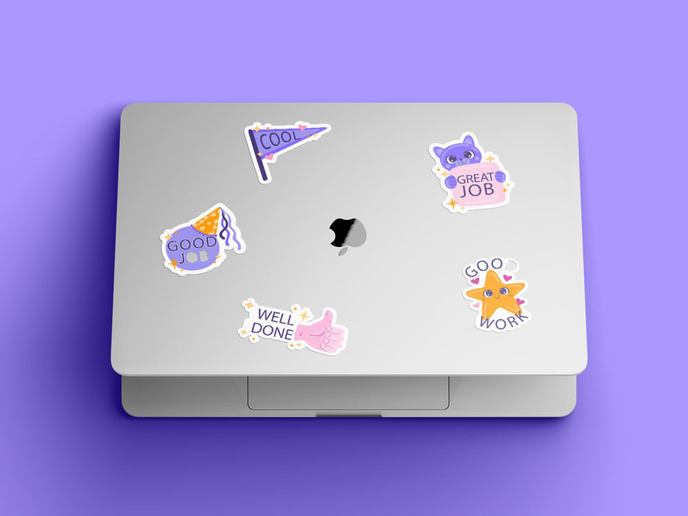 Aesthetic-Laptop-Sticker-Mockup-Set-01 – Free Mockup