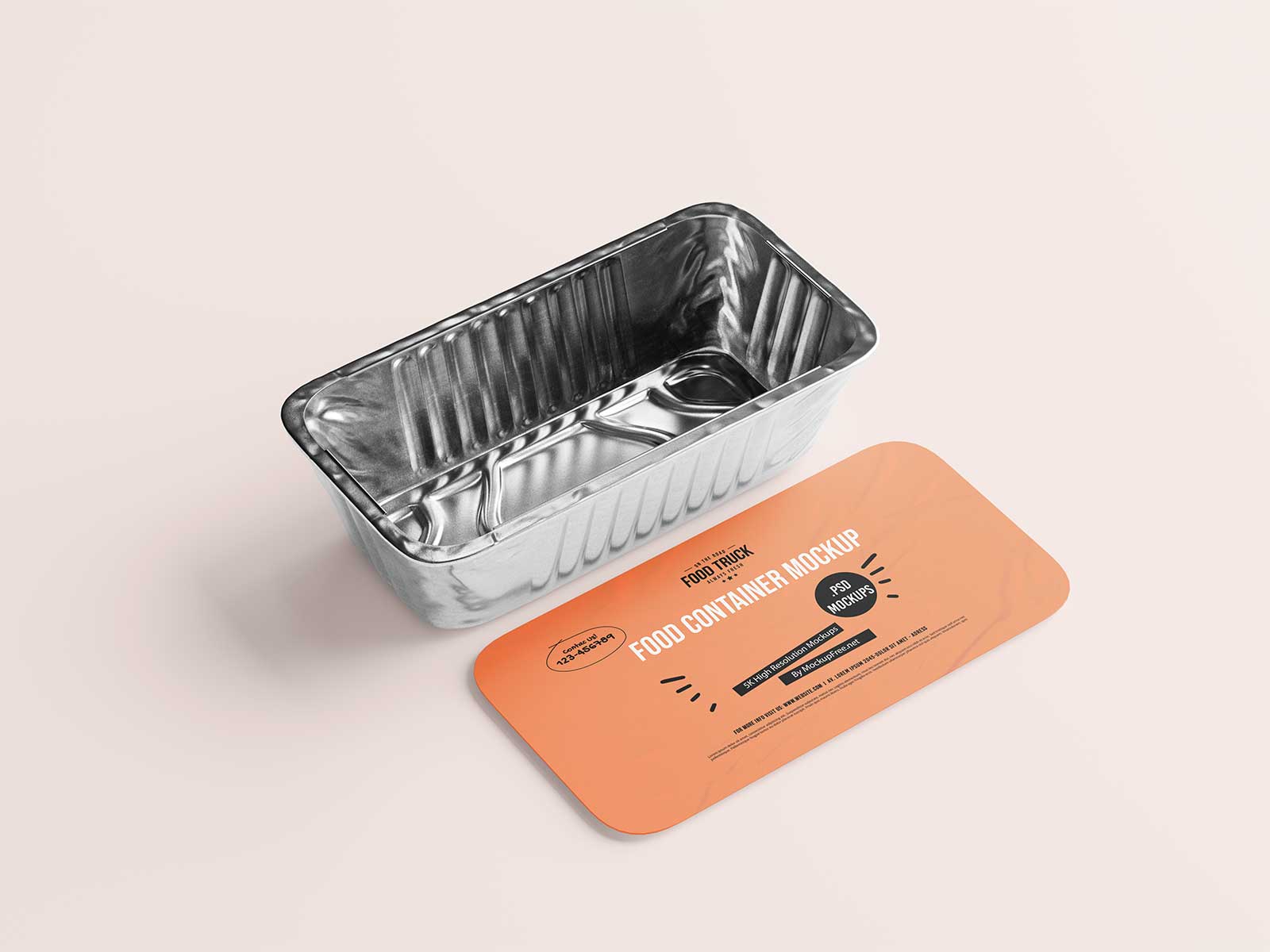 Aluminum Food Container Mockup The Free Mockup