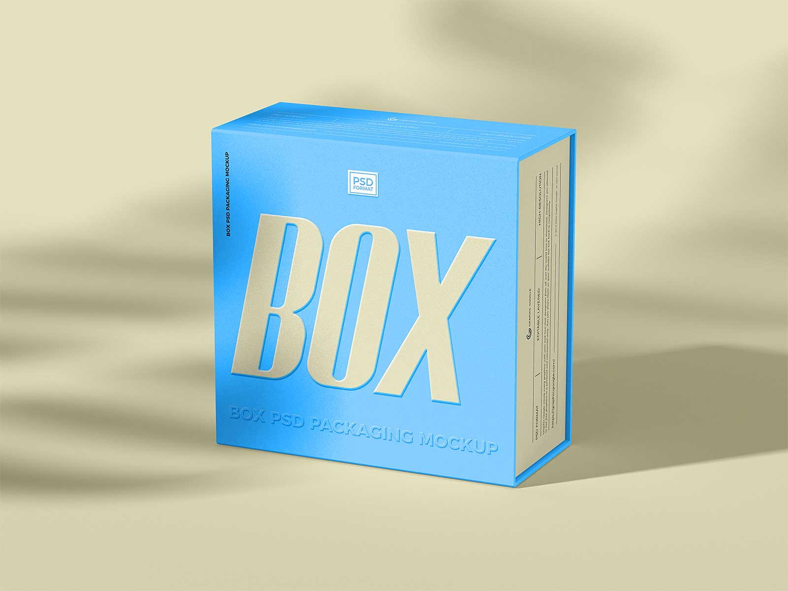 Free Rigid Box Mockup | The Free Mockup