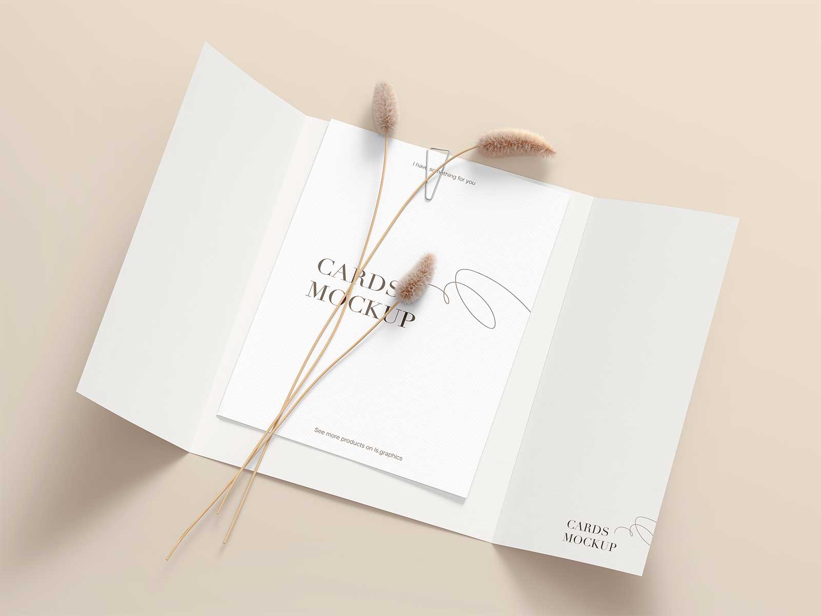 Greeting Card Mockup | The Free Mockup