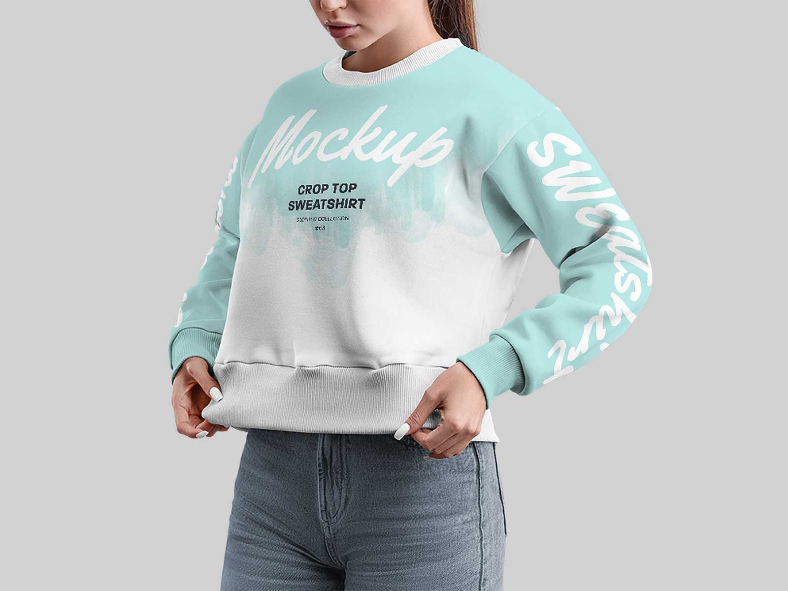 Woman Sweater Mockup PSD Apparel Mockup Graphic by ardesignzone · Creative  Fabrica