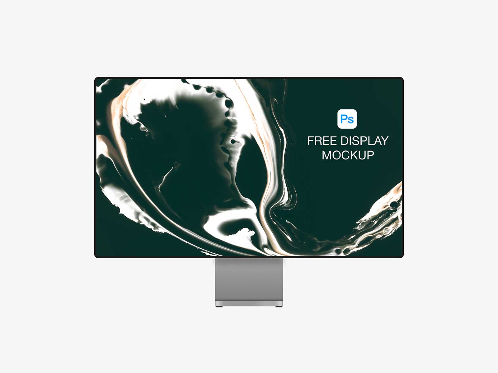 Apple Pro Display Free Mockup | The Free Mockup