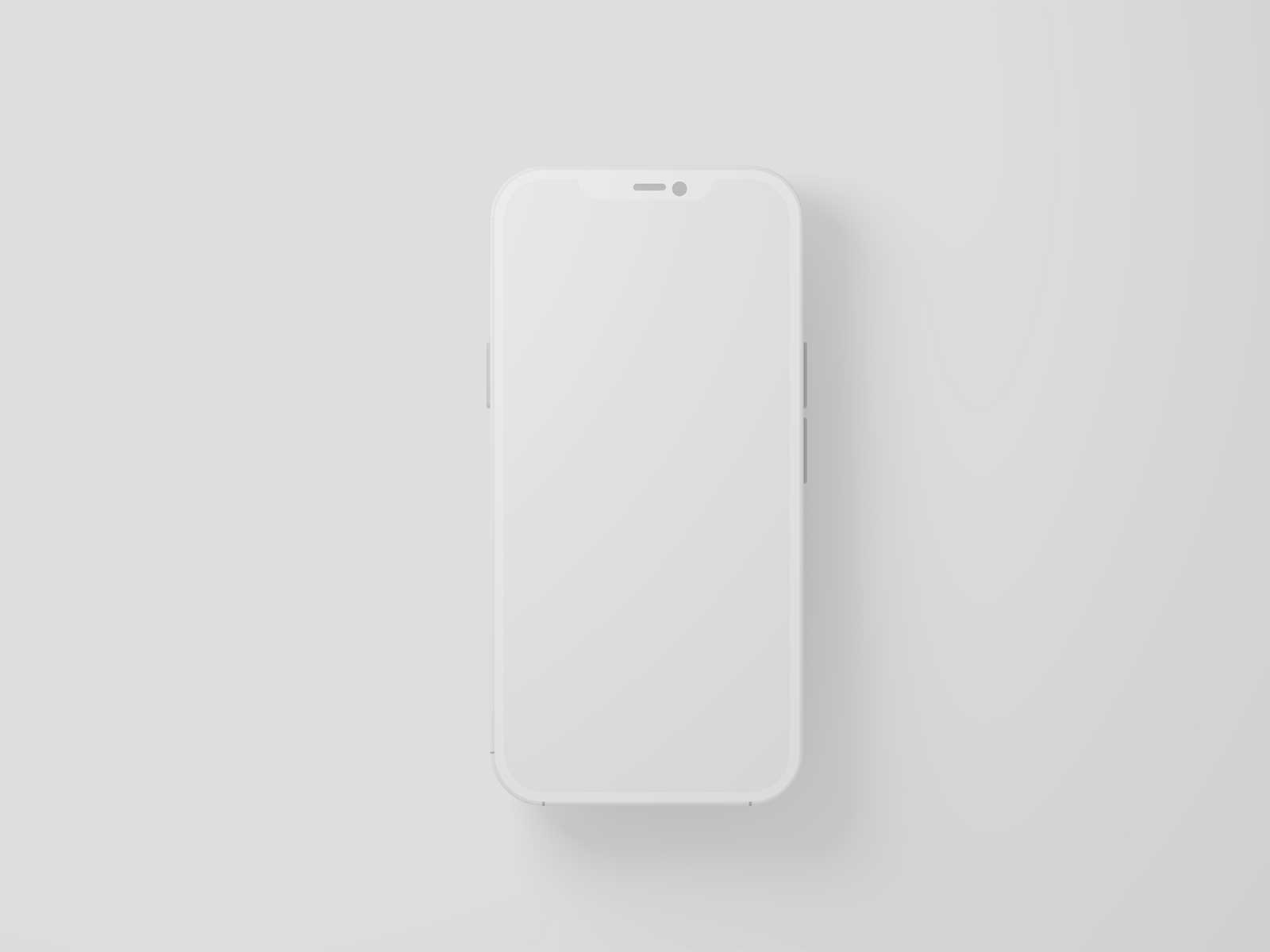 Free Clay Smartphone UI Mockup