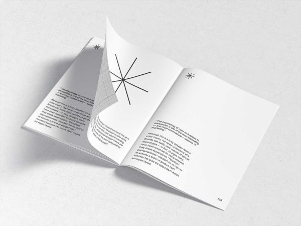 Inner Pages Magazine Mockup PSD