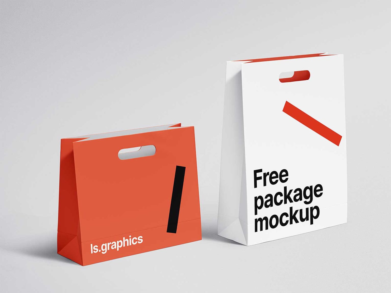 Paper Bag Free Mockups | The Free Mockup