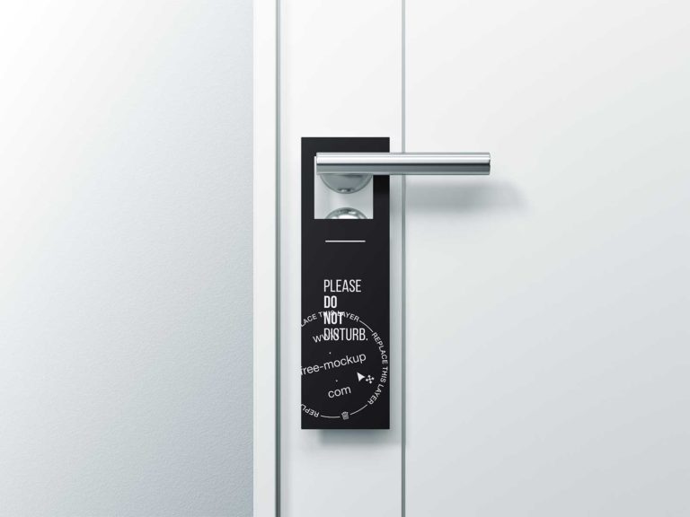 Door Hanger Mockup Free PSD | The Free Mockup