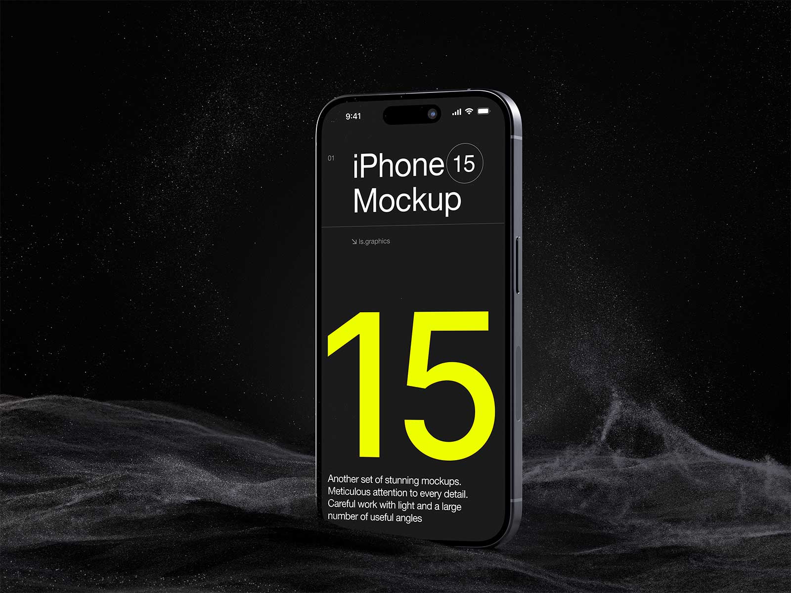 Free iPhone 15 Pro App Mockup | The Free Mockup