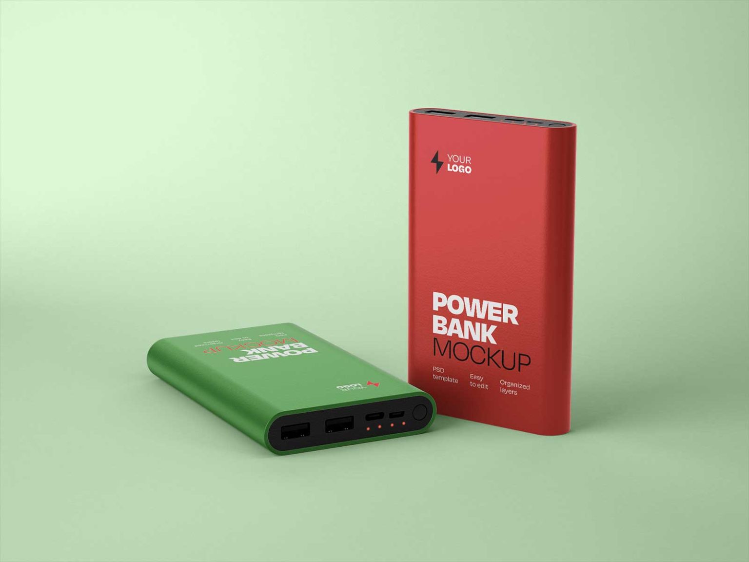 Power Bank Free PSD Mockup | The Free Mockup