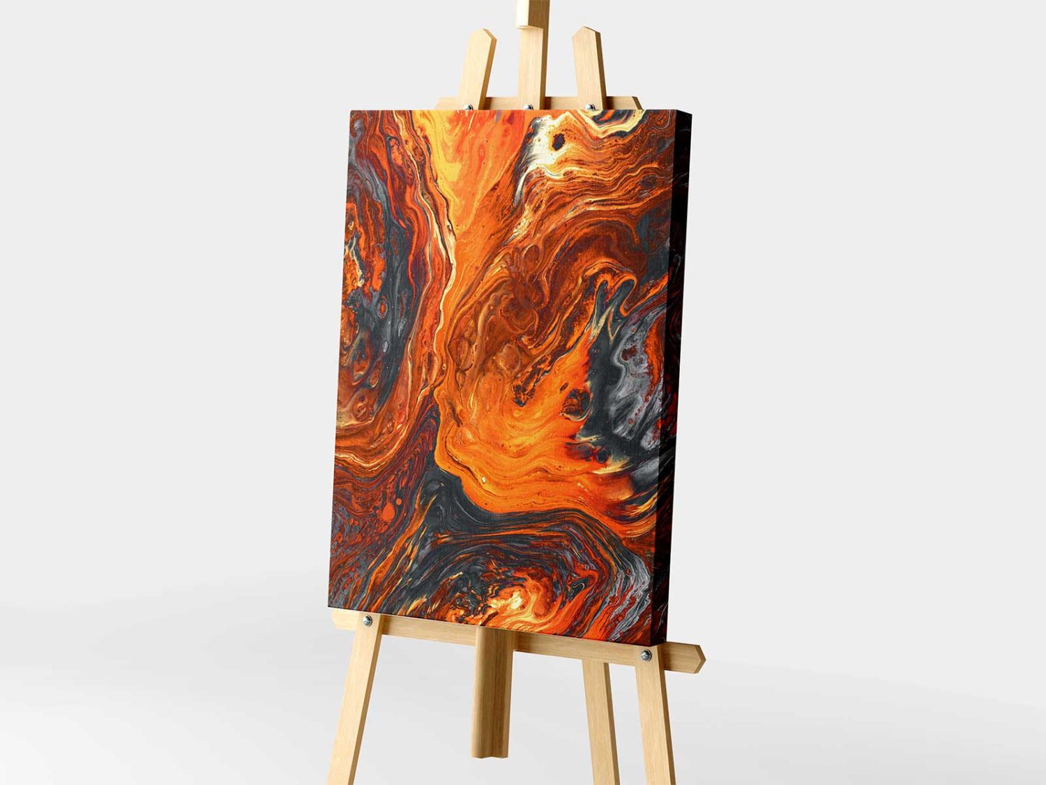 Free Canvas Mockup on Easel | The Free Mockup