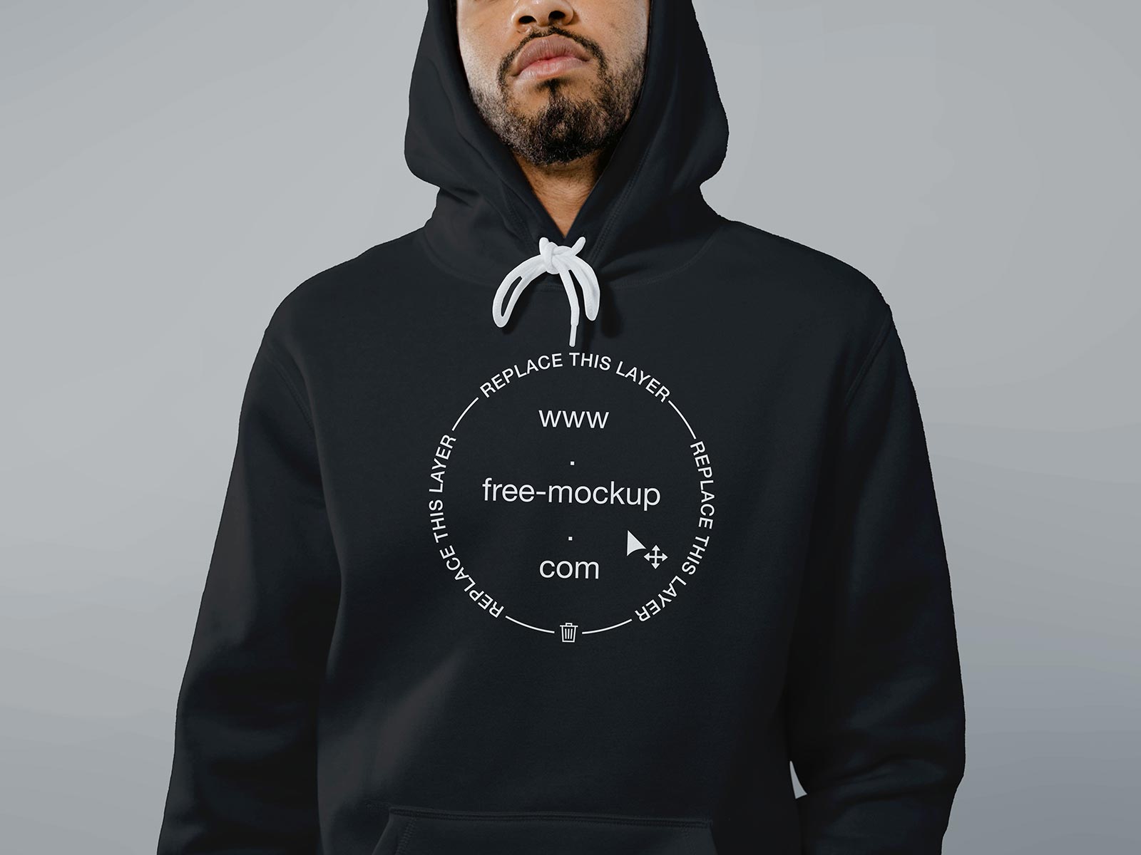 Free Hoodie Close-Up Mockup | The Free Mockup