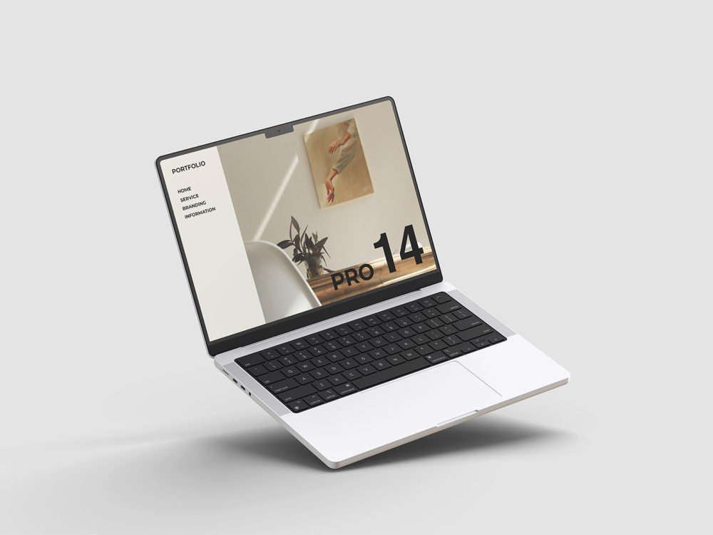 MacBook Pro 16 & 14-inch free mockup kit