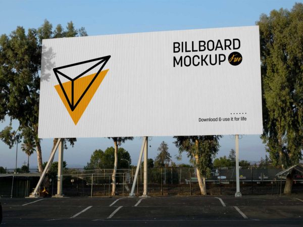Free billboard mockup (PSD)