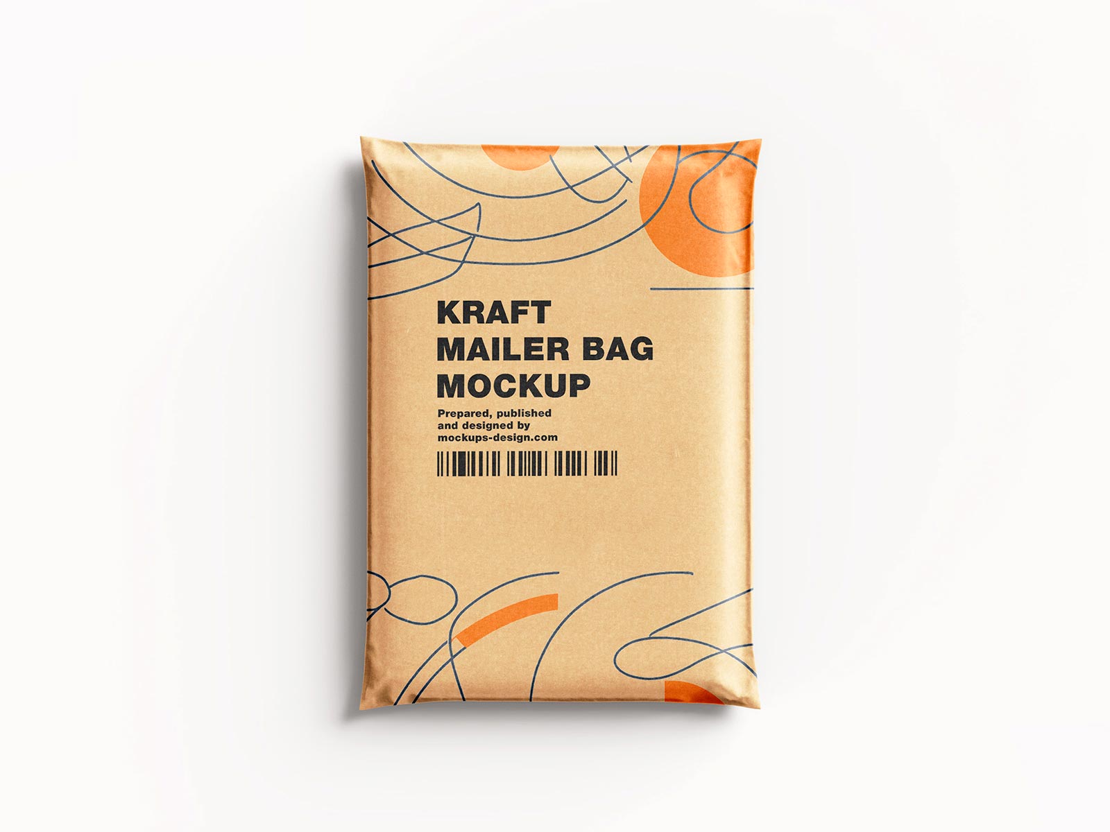 Free Kraft Paper Mailing Bag Mockup Set | The Free Mockup