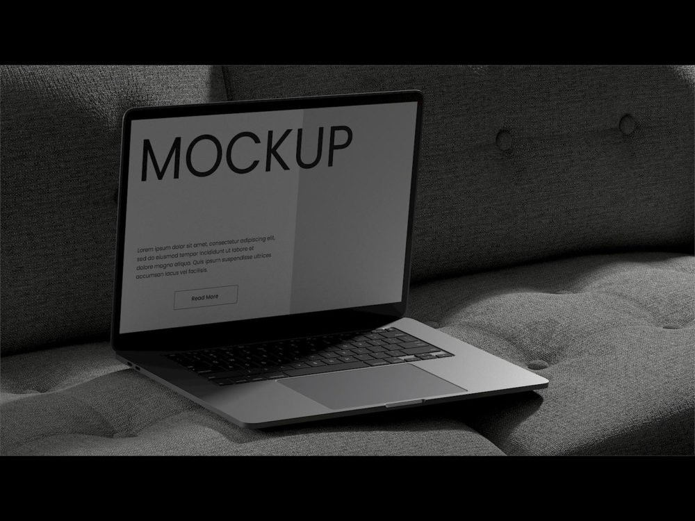 Free laptop and phone mockup (7 PSD scenes)