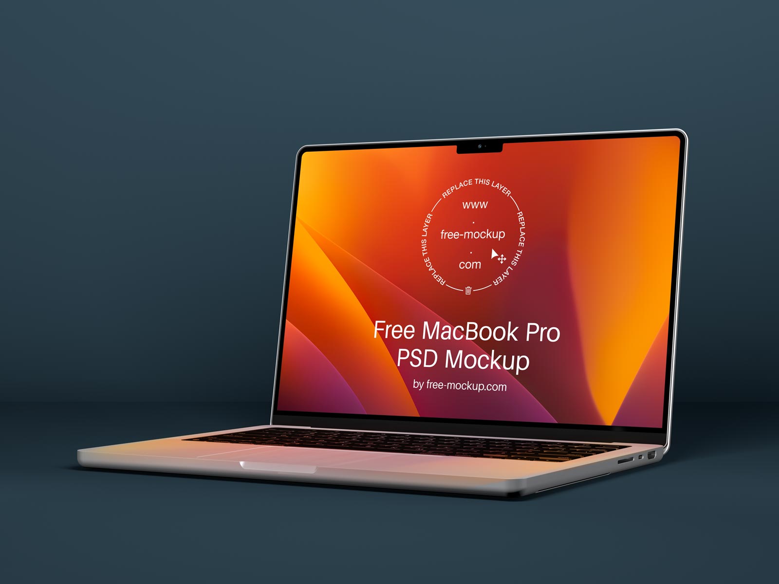 Free MacBook Pro 14-In Mockup | The Free Mockup