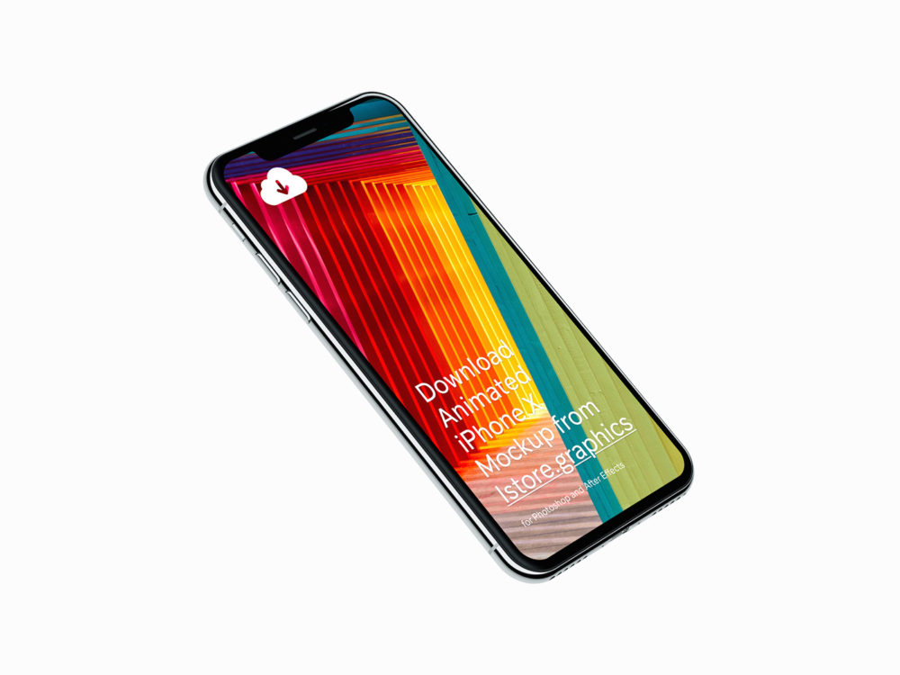 8 high-resolution iPhone X mockups