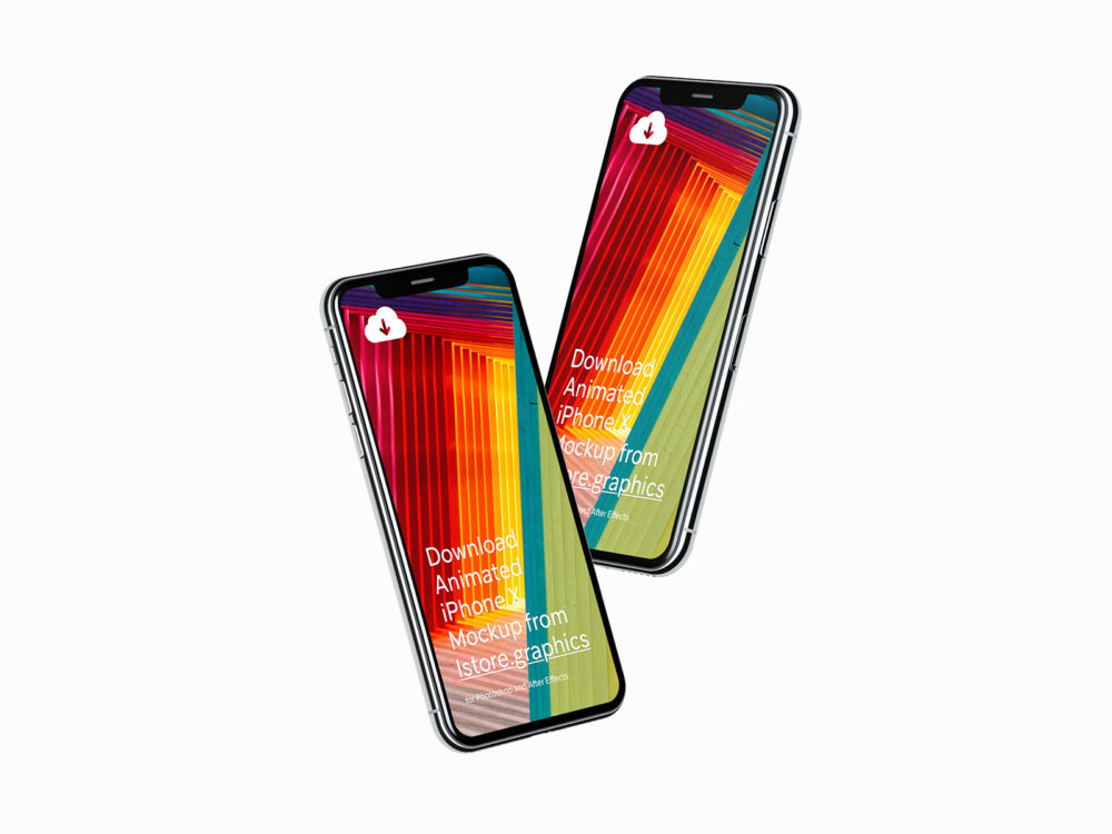 8 high-resolution iPhone X mockups