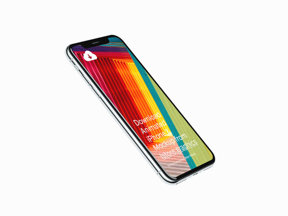 8 high-resolution iPhone X mockups