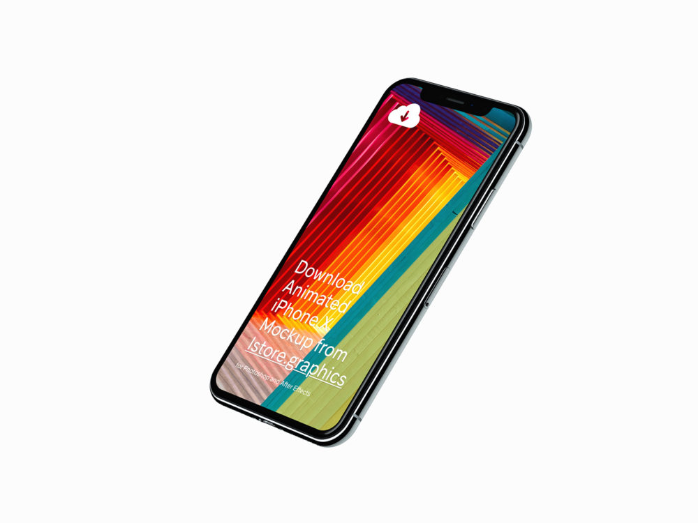 8 high-resolution iPhone X mockups