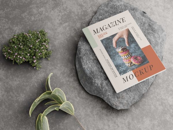 Free A4 magazine / catalog mockup