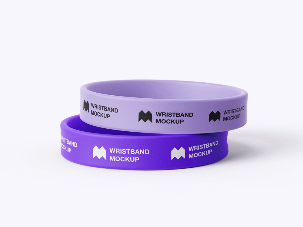 Free silicone wristband mockup (PSD)