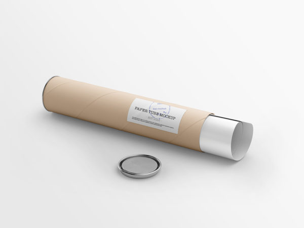 Paper tube mockup