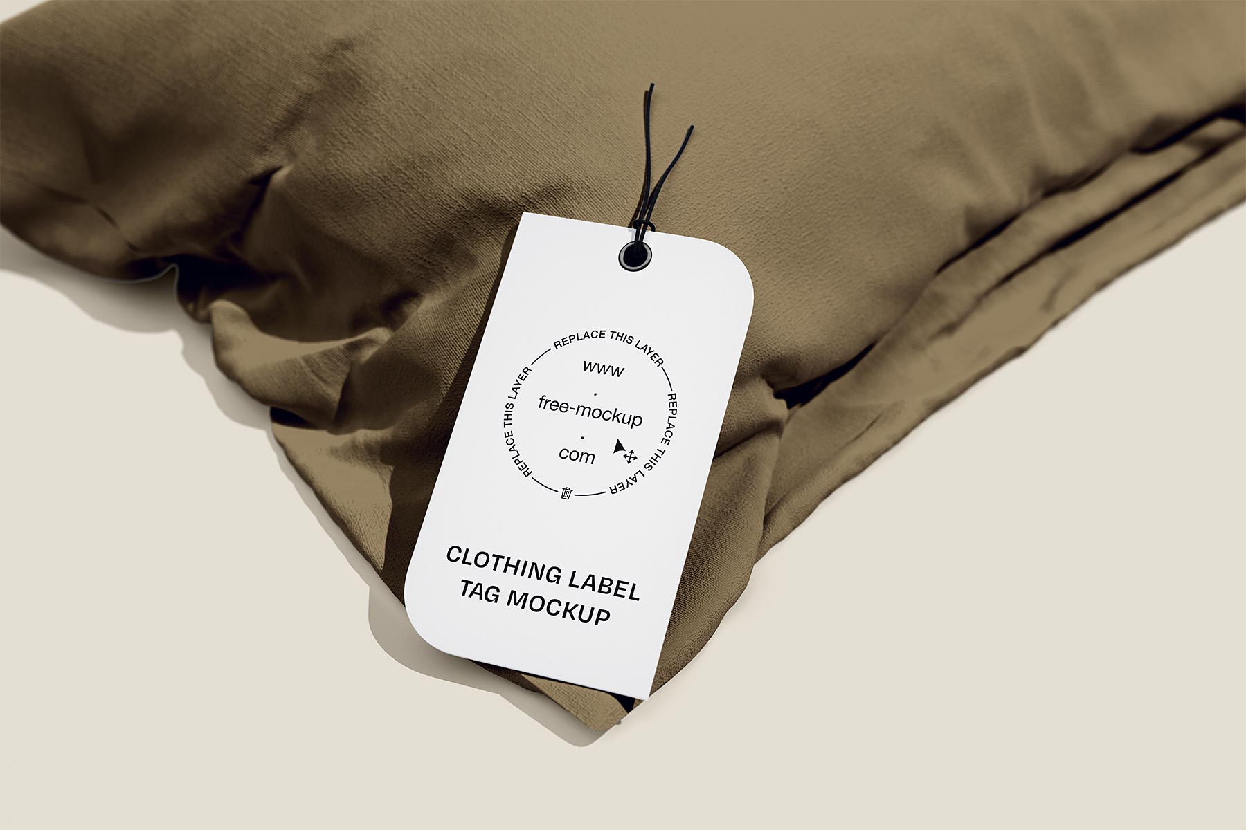 Clothing Label Tag Mockup