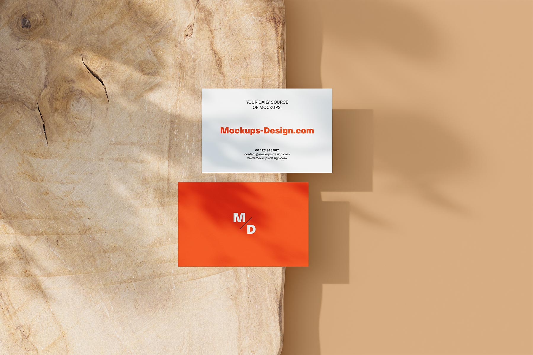 Free Business Card Mockup (4 Scenes)