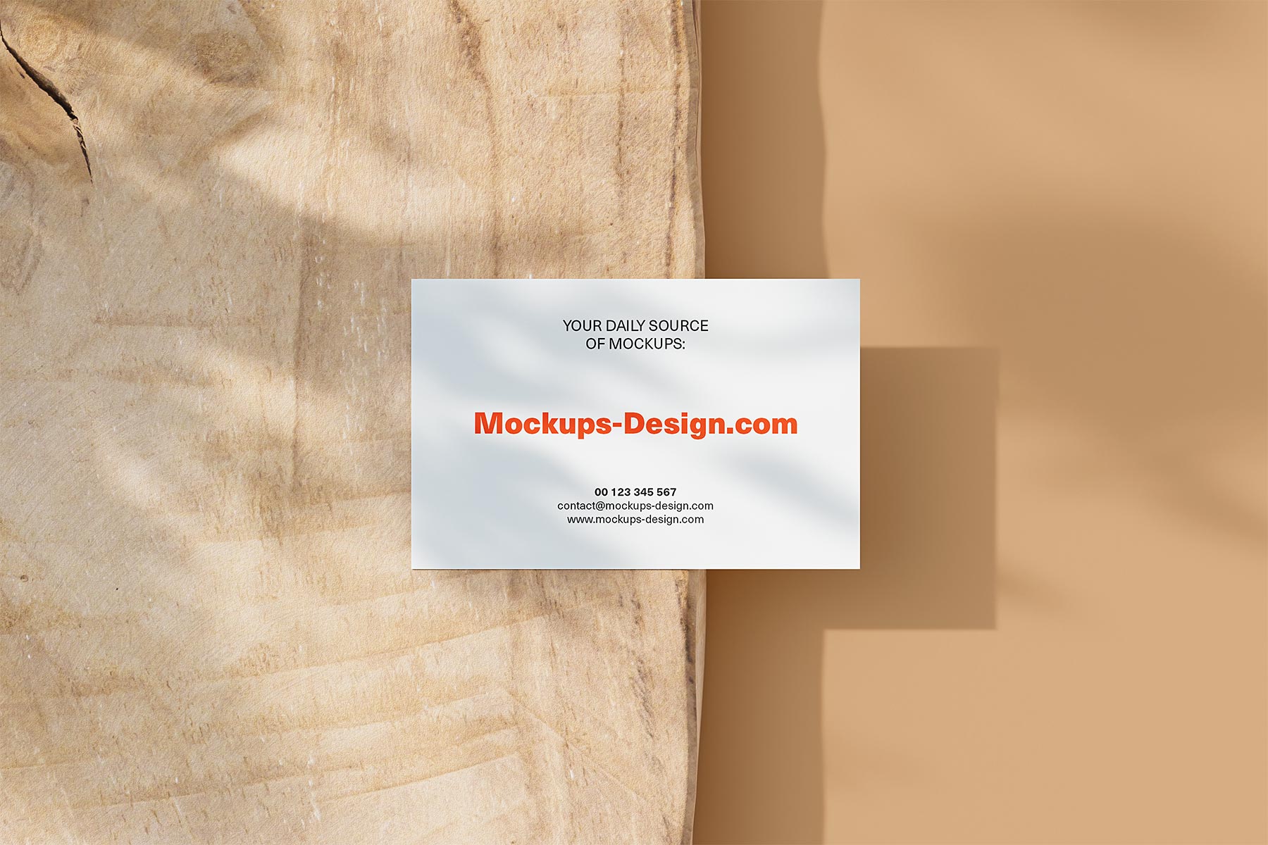 Free Business Card Mockup (4 Scenes)