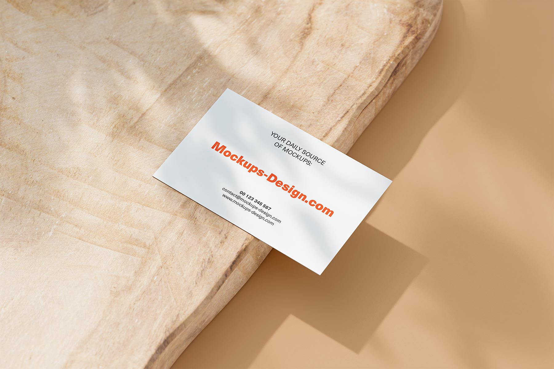 Free Business Card Mockup (4 Scenes)