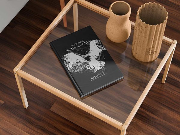 Free Hardcover Book Mockup