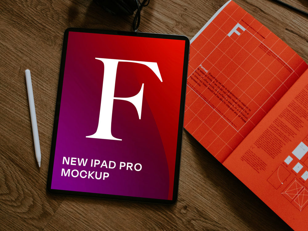 Free iPad Pro UI Mockup