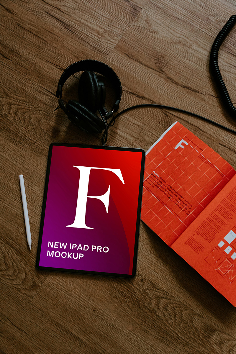 Free iPad Pro UI Mockup