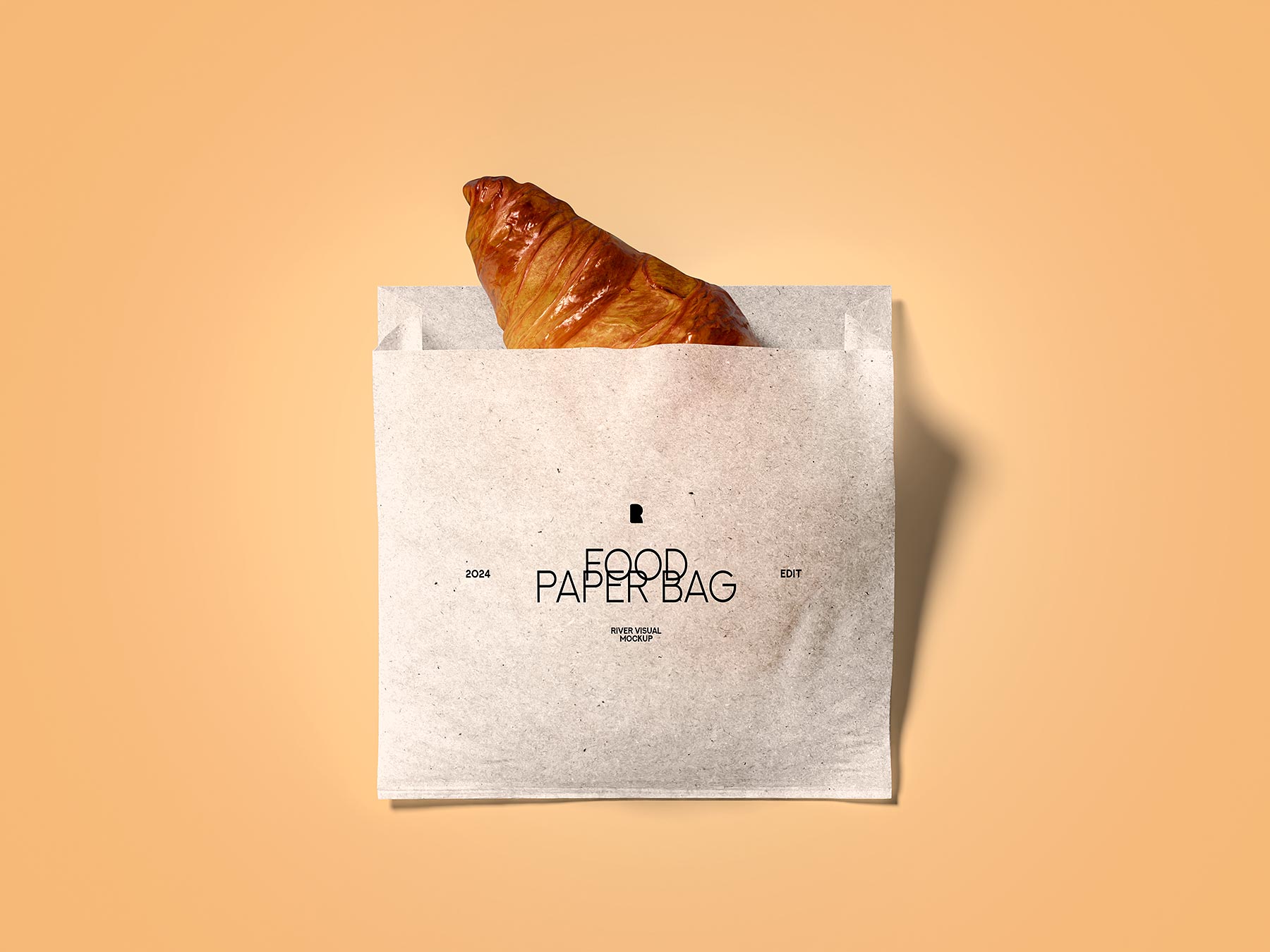 Paper Food Bag – Free PSD Mockups