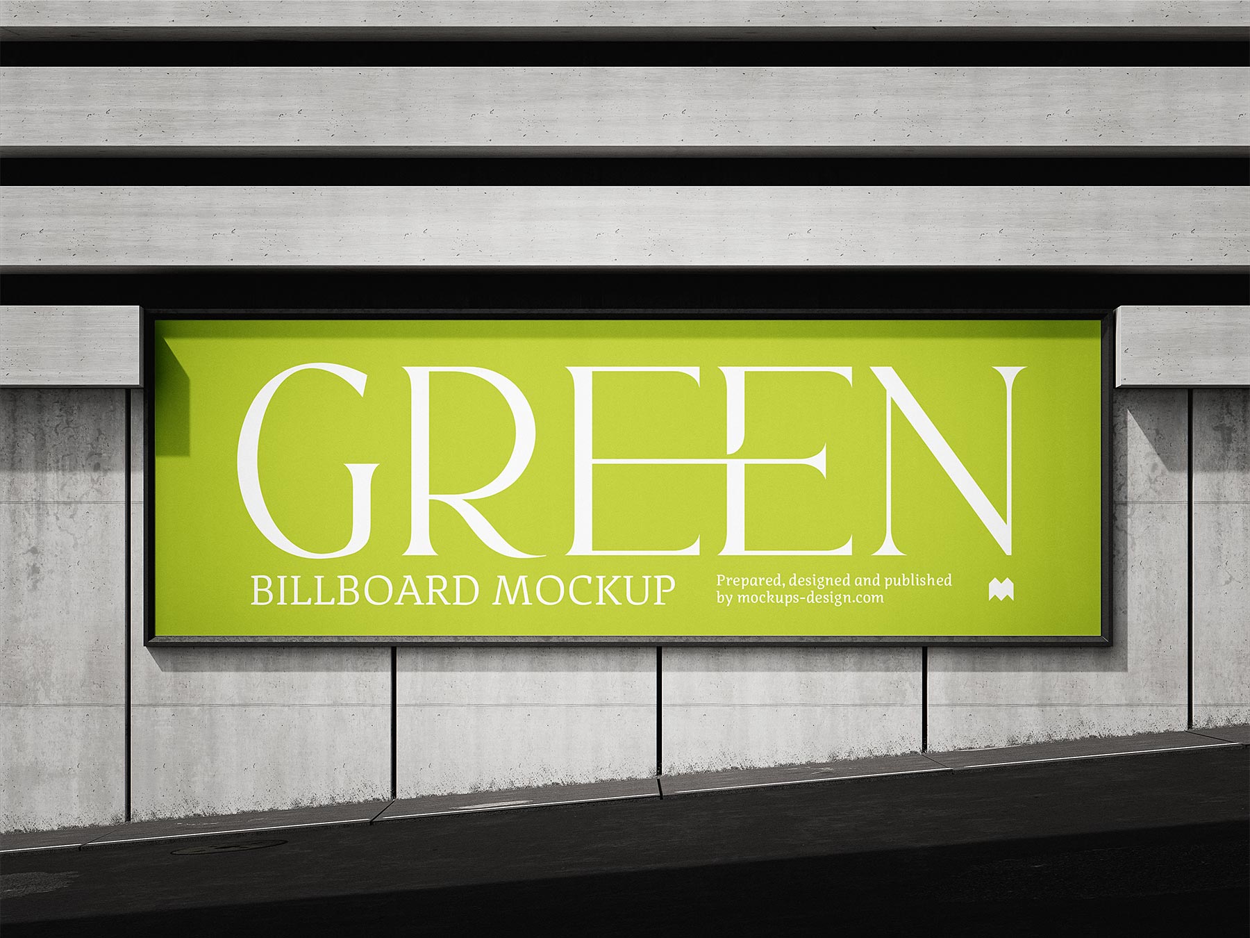 Photography Style Billboard Free Mockups