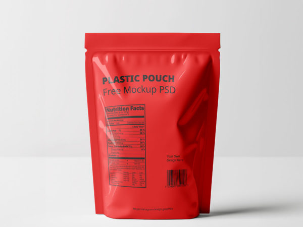 Plastic Pouch PSD Mockup