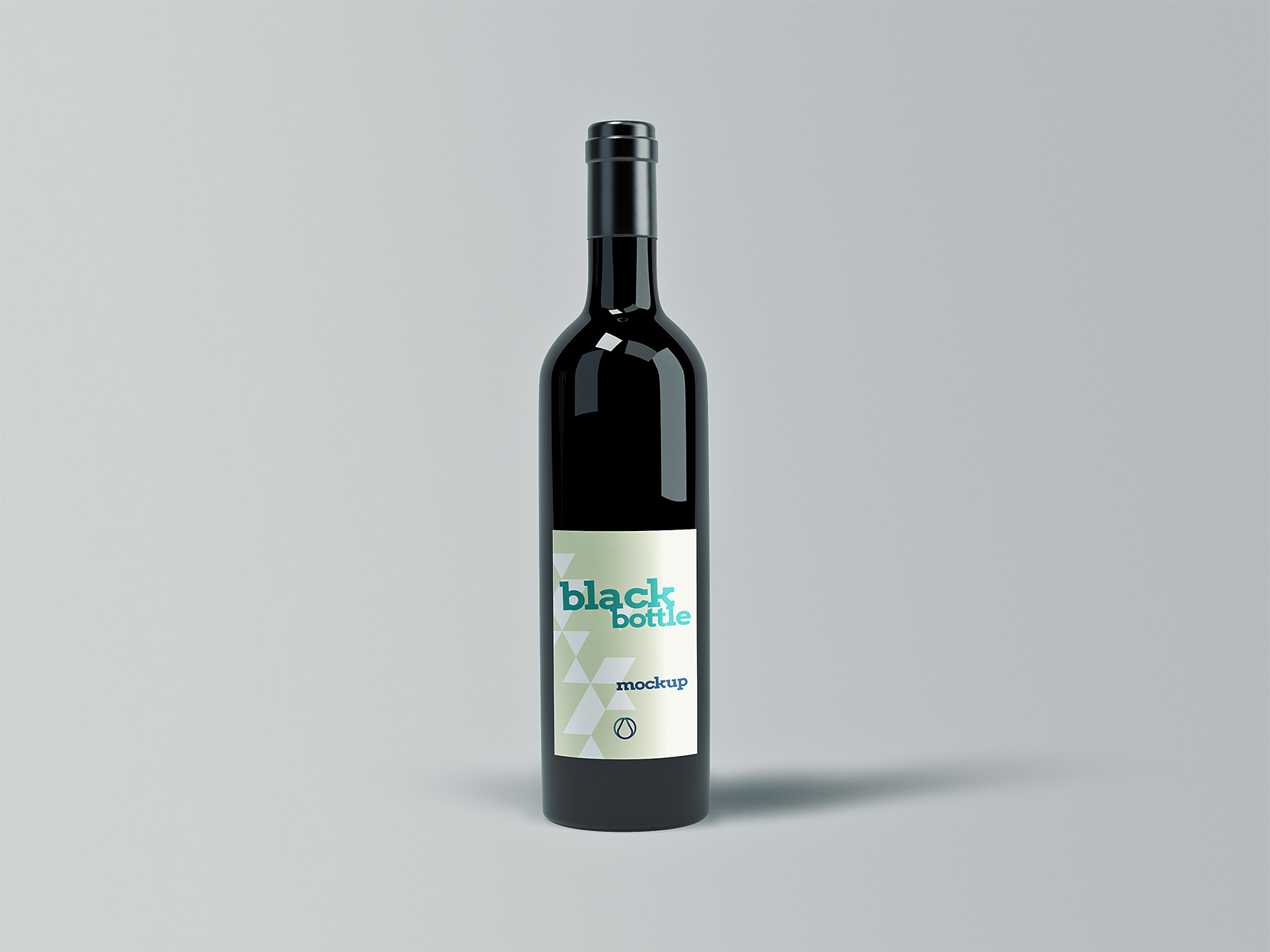 Wine Bottle Branding Mockup