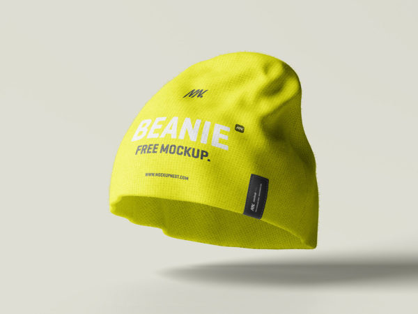 Apparel beanie hat mockup