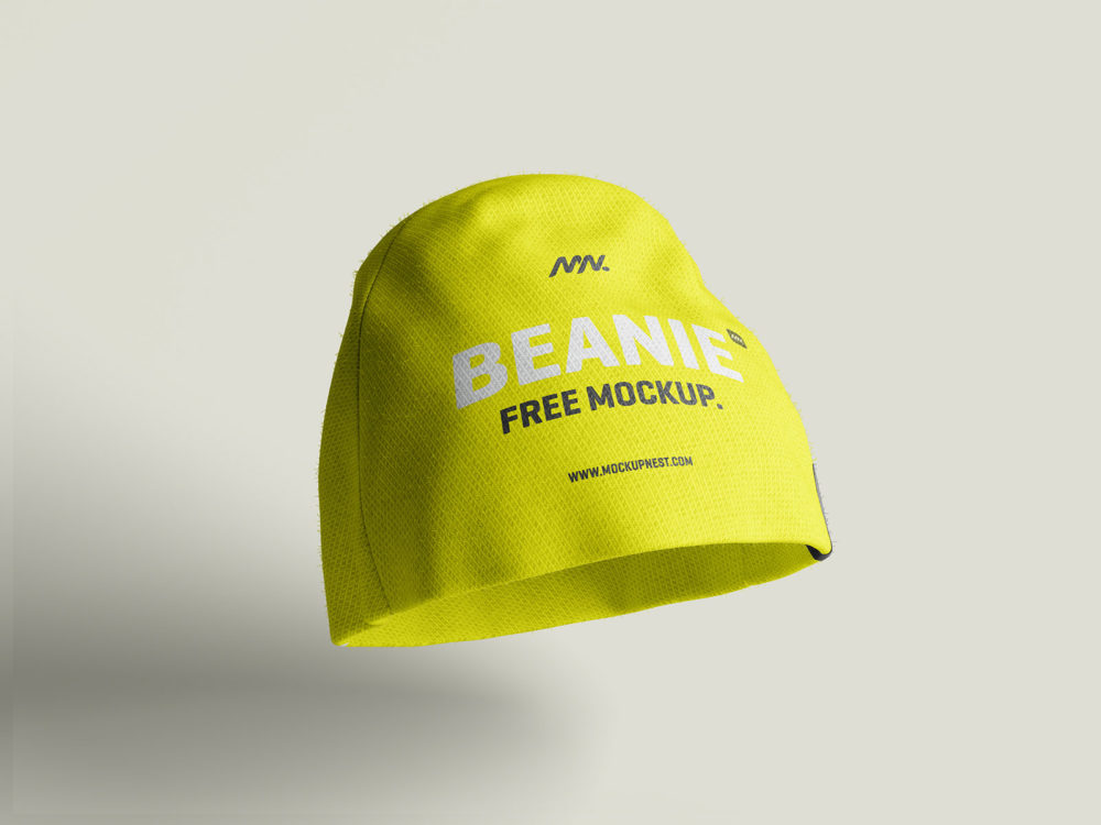 Apparel beanie hat mockup